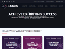Tablet Screenshot of expostars.com